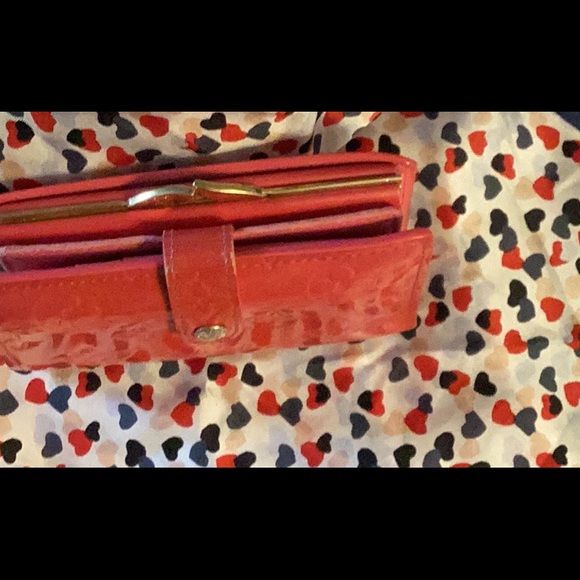 Pink LV Wallet with Snap Closure - Picture 7 of 10